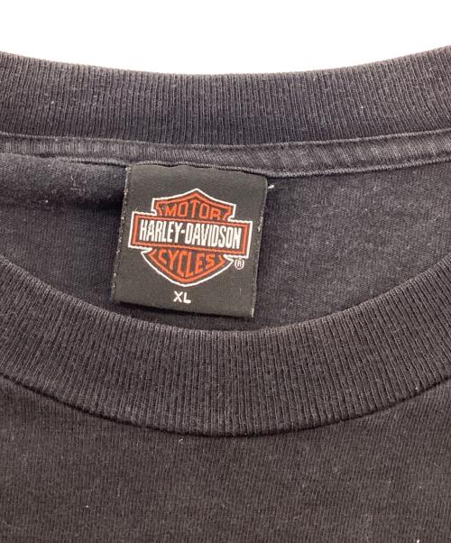 HARLEY-DAVIDSON（ハーレーダビッドソン）HARLEY-DAVIDSON (ハーレーダビッドソン) プリントTシャツ ブラック サイズ:XLの古着・服飾アイテム