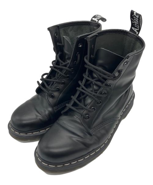 Dr.Martens（ドクターマーチン）Dr.Martens (ドクターマーチン) ホワイトステッチ 1460 8ホールブーツ ブラック サイズ:UK9の古着・服飾アイテム
