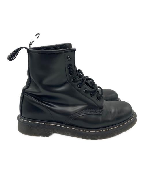 Dr.Martens（ドクターマーチン）Dr.Martens (ドクターマーチン) ホワイトステッチ 1460 8ホールブーツ ブラック サイズ:UK9の古着・服飾アイテム
