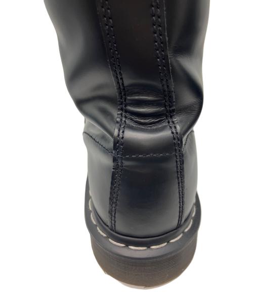 Dr.Martens（ドクターマーチン）Dr.Martens (ドクターマーチン) ホワイトステッチ 1460 8ホールブーツ ブラック サイズ:UK9の古着・服飾アイテム