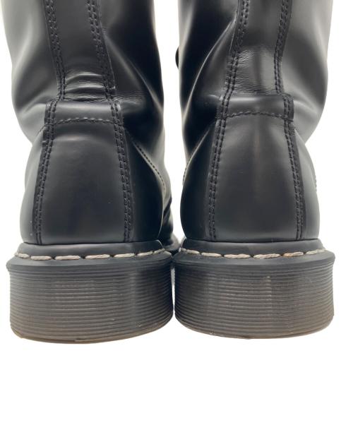 Dr.Martens（ドクターマーチン）Dr.Martens (ドクターマーチン) ホワイトステッチ 1460 8ホールブーツ ブラック サイズ:UK9の古着・服飾アイテム