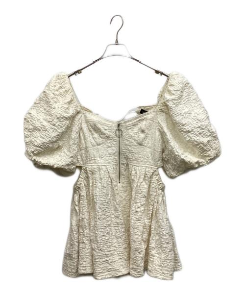 MAISON SPECIAL（メゾンスペシャル）MAISON SPECIAL (メゾンスペシャル) バルーンスリーブチュニック ホワイト サイズ:Freeの古着・服飾アイテム