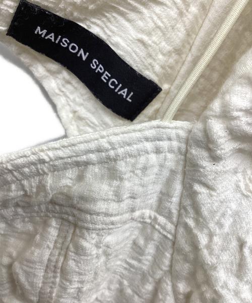 MAISON SPECIAL（メゾンスペシャル）MAISON SPECIAL (メゾンスペシャル) バルーンスリーブチュニック ホワイト サイズ:Freeの古着・服飾アイテム