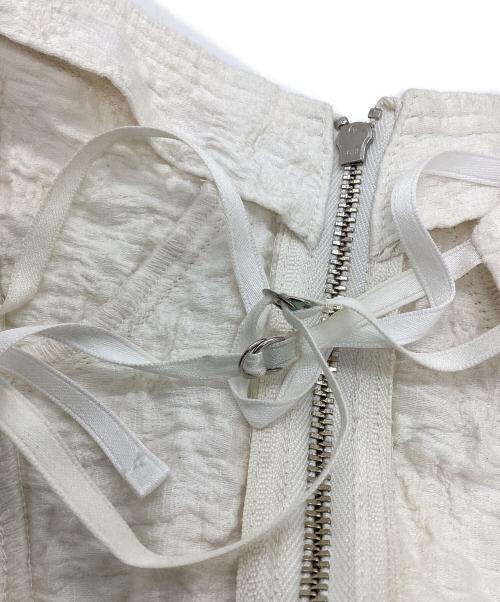 MAISON SPECIAL（メゾンスペシャル）MAISON SPECIAL (メゾンスペシャル) バルーンスリーブチュニック ホワイト サイズ:Freeの古着・服飾アイテム