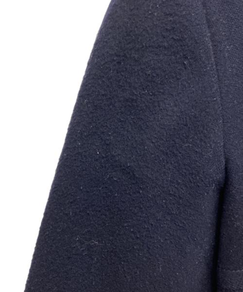 BLUE LABEL CRESTBRIDGE（ブルーレーベルクレストブリッジ）BLUE LABEL CRESTBRIDGE (ブルーレーベルクレストブリッジ) ウールステンカラーコート ネイビー サイズ:38の古着・服飾アイテム