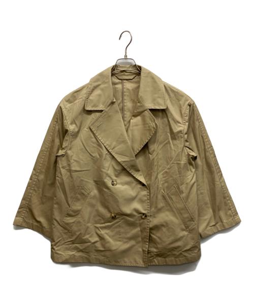 JOURNAL STANDARD relume（ジャーナルスタンダード レリューム）JOURNAL STANDARD relume (ジャーナルスタンダード レリューム) ハーフトレンチコート ベージュ サイズ:38の古着・服飾アイテム