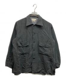 YOKE（ヨーク）の古着「Cotton Yak Oversized W Pocket Shirt」｜グレー