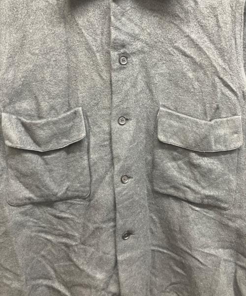 YOKE（ヨーク）YOKE (ヨーク) Cotton Yak Oversized W Pocket Shirt グレー サイズ:2の古着・服飾アイテム