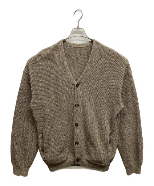 crepuscule（クレプスキュール）crepuscule (クレプスキュール) Moss stitch Cardigan ブラウン サイズ:2の古着・服飾アイテム