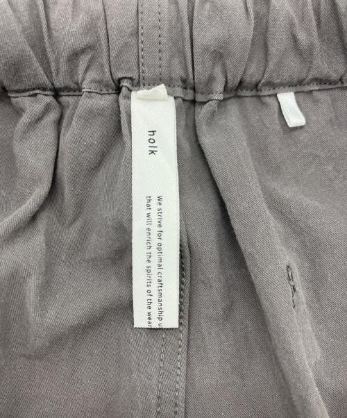 holk（ホーク）holk (ホーク) コットンカンフーパンツ グレー サイズ:１の古着・服飾アイテム