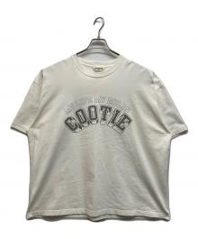 COOTIE PRODUCTIONS（クーティープロダクツ）の古着「カレッジロゴプリントオーバーサイズTシャツ」｜ホワイト