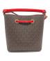 MICHAEL KORS (マイケル・コース) ショルダーバッグ ブラウン×レッド：8000円