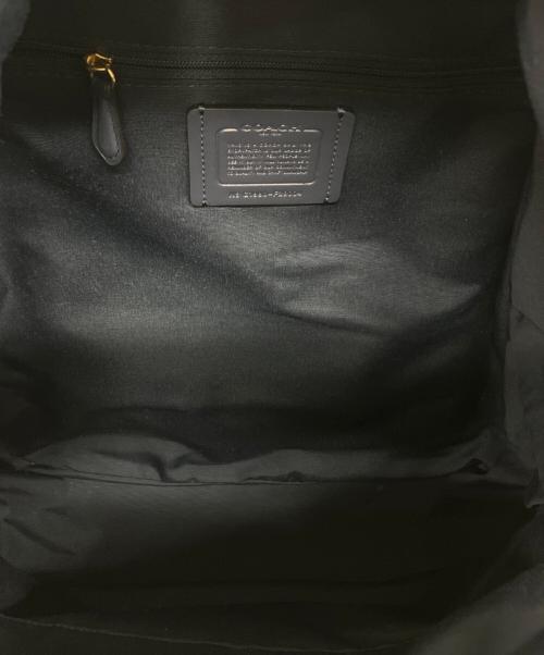 COACH（コーチ）COACH (コーチ) レザーリュック ネイビーの古着・服飾アイテム