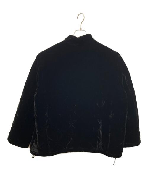 LAUREN RALPH LAUREN（ローレン ラルフ ローレン）LAUREN RALPH LAUREN (ローレン ラルフ ローレン) ベルベットキルティングジャケット ブラック サイズ:2Xの古着・服飾アイテム