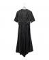 L'AUBE BLANC (ローブ ブラン) Irregular hem Shirt Dress ブラック サイズ:M：8000円