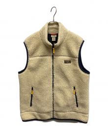 L.L.Bean（エルエルビーン）の古着「L.L.Bean マウンテンパイルフリースベスト」｜ベージュ