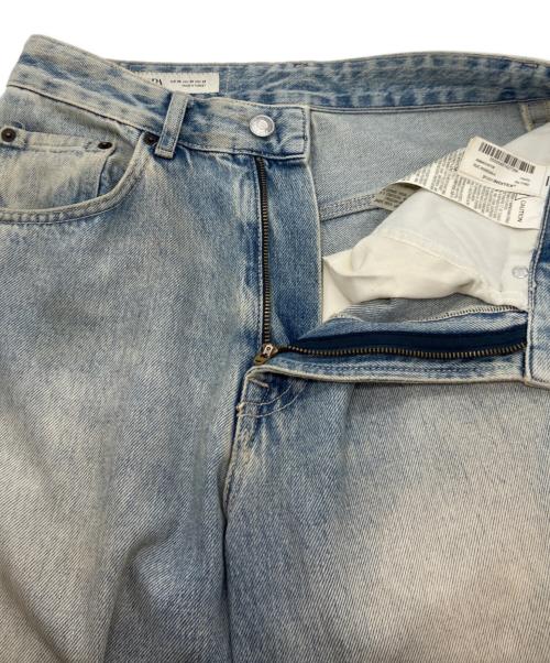 ZARA（ザラ）ZARA (ザラ) グラデーション BAGGY-FIT デニムパンツ インディゴ サイズ:Ｓの古着・服飾アイテム