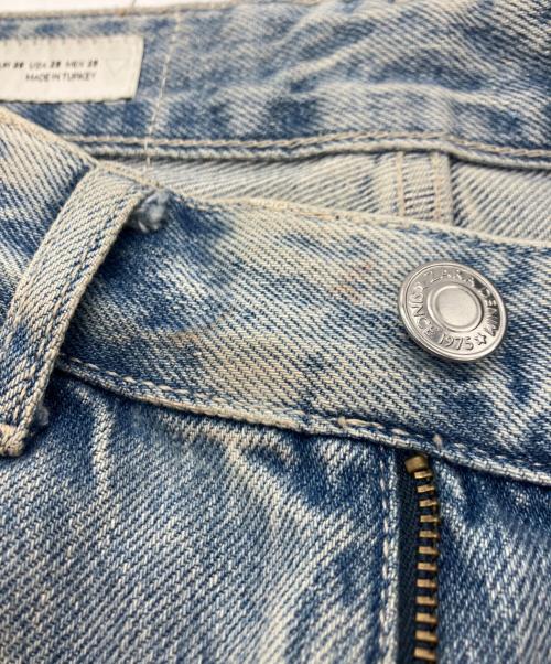 ZARA（ザラ）ZARA (ザラ) グラデーション BAGGY-FIT デニムパンツ インディゴ サイズ:Ｓの古着・服飾アイテム