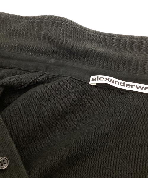 ALEXANDER WANG（アレキサンダー・ワン）ALEXANDER WANG (アレキサンダー・ワン) ヘビーウェイト長袖シャツ ブラック サイズ:Lの古着・服飾アイテム