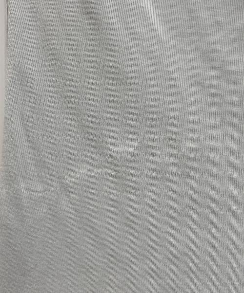 FRAY ID（フレイ アイディー）FRAY ID (フレイ アイディー) ドレープネックオフショルカットソー スカイブルー サイズ:Freeの古着・服飾アイテム