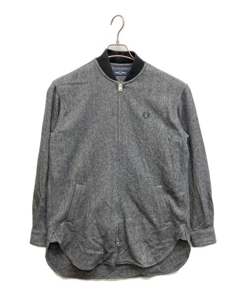 FRED PERRY（フレッドペリー）FRED PERRY (フレッドペリー) BOMBER SHIRT グレー サイズ:Sの古着・服飾アイテム