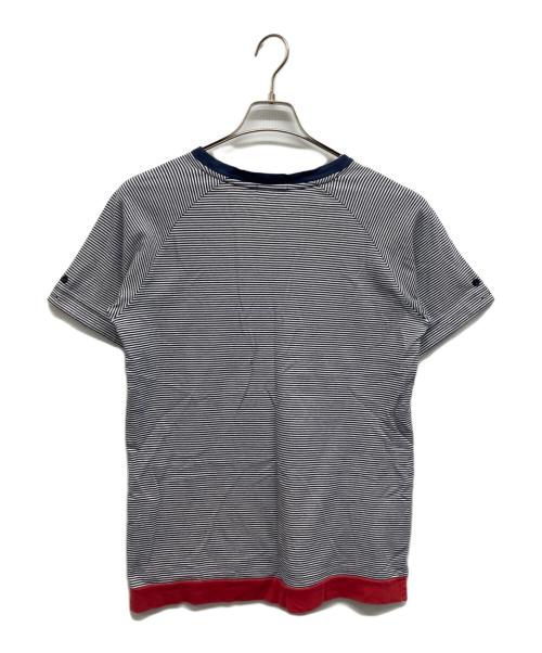 FRED PERRY（フレッドペリー）FRED PERRY (フレッドペリー) ボーダーTシャツ ネイビー サイズ:Mの古着・服飾アイテム
