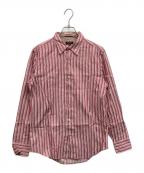 Paul Smith COLLECTIONポールスミス コレクション）の古着「ストライプドレスシャツ」｜レッド