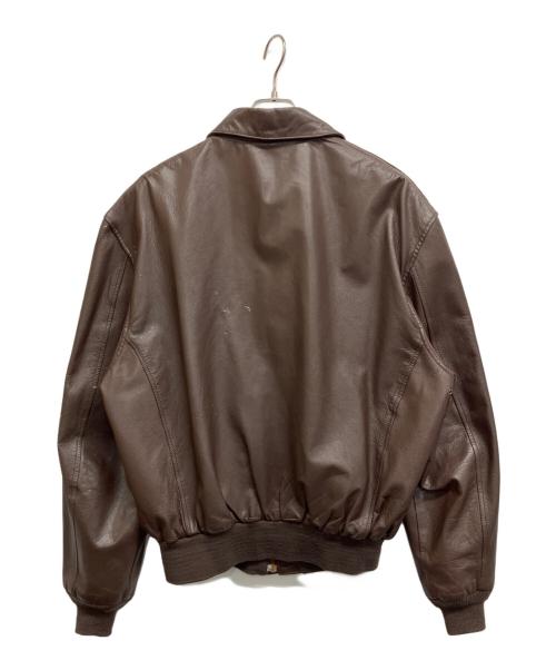 cooper（クーパー）cooper (クーパー) COOPER A-2レザージャケット ブラウン サイズ:48Lの古着・服飾アイテム