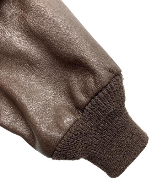 cooper（クーパー）cooper (クーパー) COOPER A-2レザージャケット ブラウン サイズ:48Lの古着・服飾アイテム