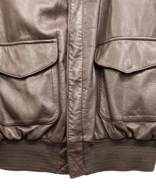 cooper（クーパー）cooper (クーパー) COOPER A-2レザージャケット ブラウン サイズ:48Lの古着・服飾アイテム