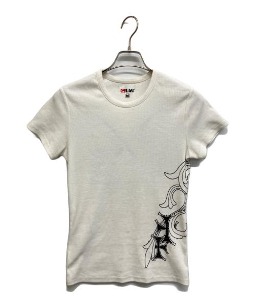 DND4DES（ディーエヌディーフォーデス）DND4DES (ディーエヌディーフォーデス) DND4DES Cross Graphic T-Shirt ホワイト サイズ:Mの古着・服飾アイテム