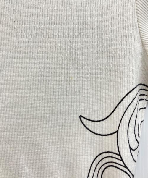DND4DES（ディーエヌディーフォーデス）DND4DES (ディーエヌディーフォーデス) DND4DES Cross Graphic T-Shirt ホワイト サイズ:Mの古着・服飾アイテム