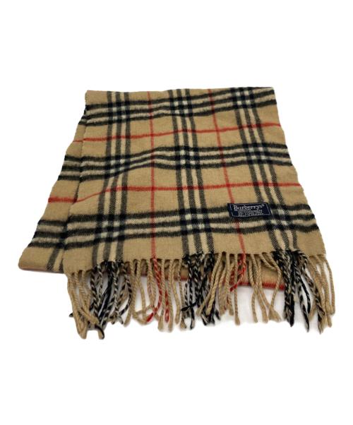 Burberry's（バーバリーズ）Burberry's (バーバリーズ) ノバチェックマフラー ベージュの古着・服飾アイテム