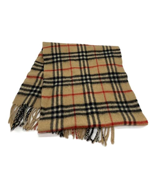 Burberry's（バーバリーズ）Burberry's (バーバリーズ) ノバチェックマフラー ベージュの古着・服飾アイテム