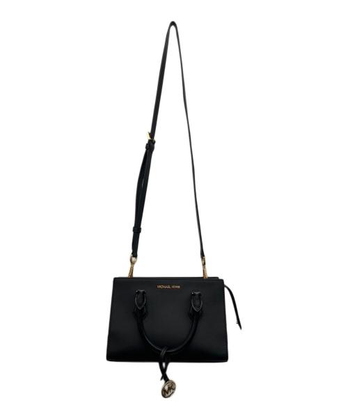 MICHAEL KORS（マイケル・コース）MICHAEL KORS (マイケル・コース) 2WAYバッグ ブラックの古着・服飾アイテム