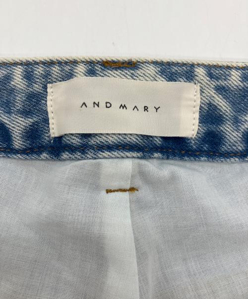 ANDMARY（アンドマリー）ANDMARY (アンドマリー) Heart plump denim インディゴ サイズ:Sの古着・服飾アイテム