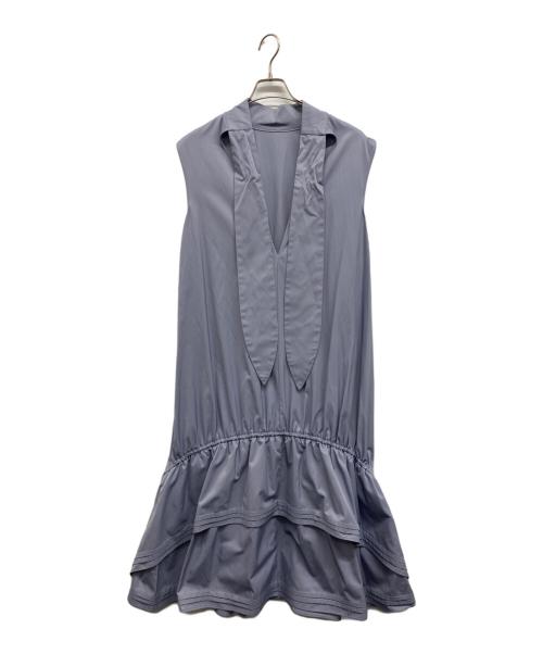 LEINWANDE（ラインヴァンド）LEINWANDE (ラインヴァンド) ノースリーブワンピース ブルー サイズ:Freeの古着・服飾アイテム