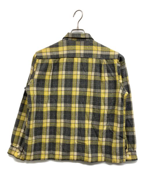 ENSENADA（エンセナダ）ENSENADA (エンセナダ) 50’sウールシャツ イエロー サイズ:Mの古着・服飾アイテム