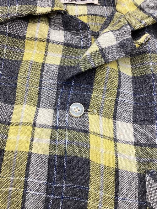 ENSENADA（エンセナダ）ENSENADA (エンセナダ) 50’sウールシャツ イエロー サイズ:Mの古着・服飾アイテム