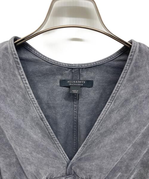 ALL SAINTS（オールセインツ）ALL SAINTS (オールセインツ) ALL SAINTS NOVA TENCEL DRESS ブラック サイズ:UK6 US2 EU34の古着・服飾アイテム