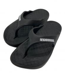 NEIGHBORHOOD（ネイバーフッド）の古着「RIG FOOTWEAR リカバリーサンダル」｜ブラック