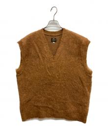 Needles（ニードルズ）の古着「Mohair Knit Vest」｜ブラウン