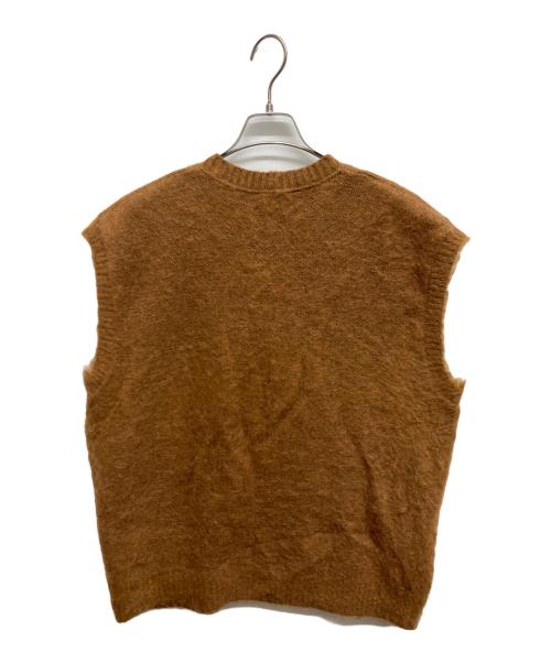 Needles（ニードルズ）Needles (ニードルズ) Mohair Knit Vest ブラウン サイズ:Ｓの古着・服飾アイテム