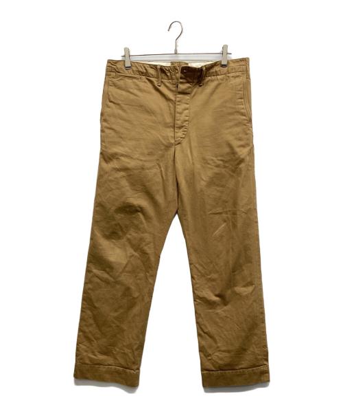 RRL（ダブルアールエル）RRL (ダブルアールエル) FIELD CHINO FLAT PANTS ベージュ サイズ:32×32の古着・服飾アイテム