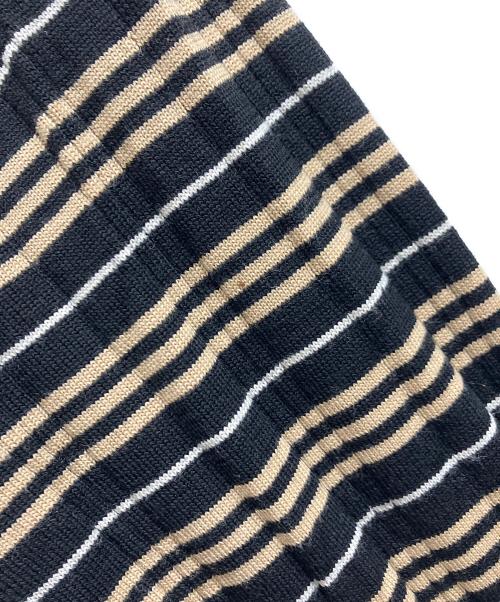 BURBERRY GOLF（バーバリーゴルフ）BURBERRY GOLF (バーバリーゴルフ) ボーダーニット ベージュ サイズ:LLの古着・服飾アイテム