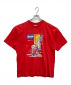 NIKEナイキ）の古着「97'sオールドプリントTシャツ」｜レッド