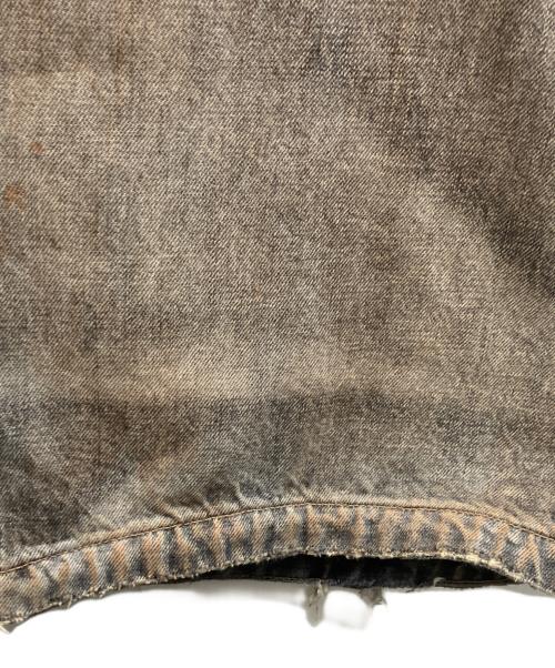 PEOPLE SENSE（ピープルセンス）PEOPLE SENSE (ピープルセンス) トロンプルイユバギーデニム ブラック サイズ:XXLの古着・服飾アイテム