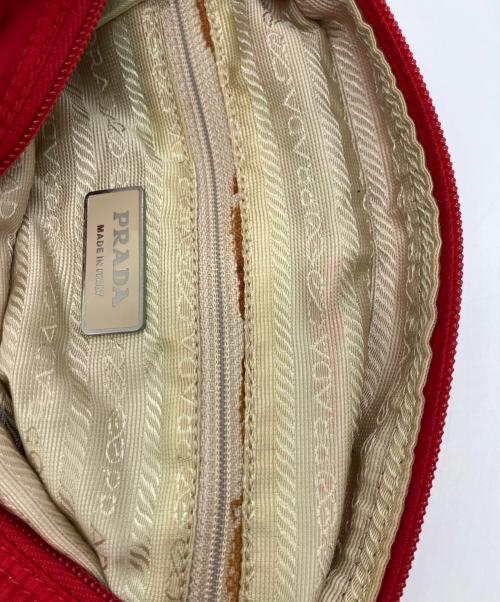 PRADA（プラダ）PRADA (プラダ) ナイロンショルダーバッグ レッド サイズ:下記参照の古着・服飾アイテム