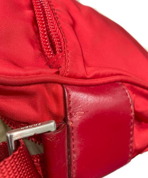 PRADA（プラダ）PRADA (プラダ) ナイロンショルダーバッグ レッド サイズ:下記参照の古着・服飾アイテム