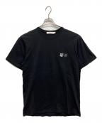 maison kitsuneメゾンキツネ）の古着「DOUBLE MONOCHROME FOX HEAD PATCH」｜ブラック